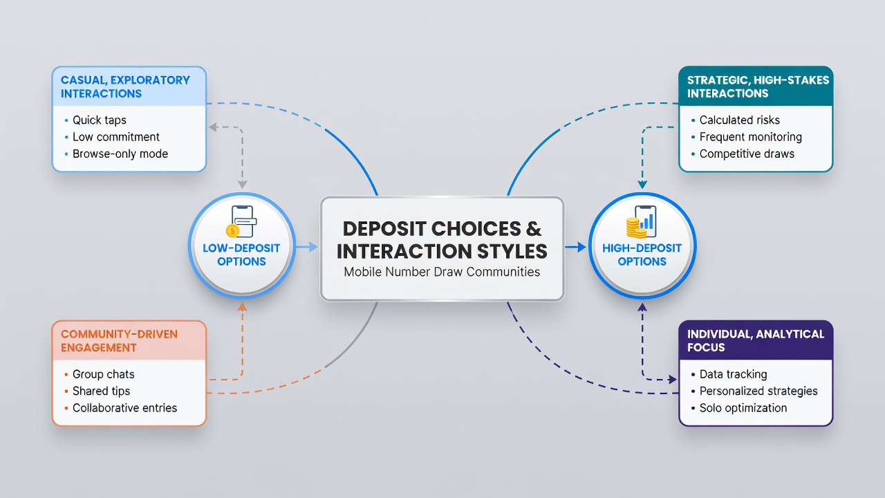 Players engaging in chat while managing deposits on mobile devices