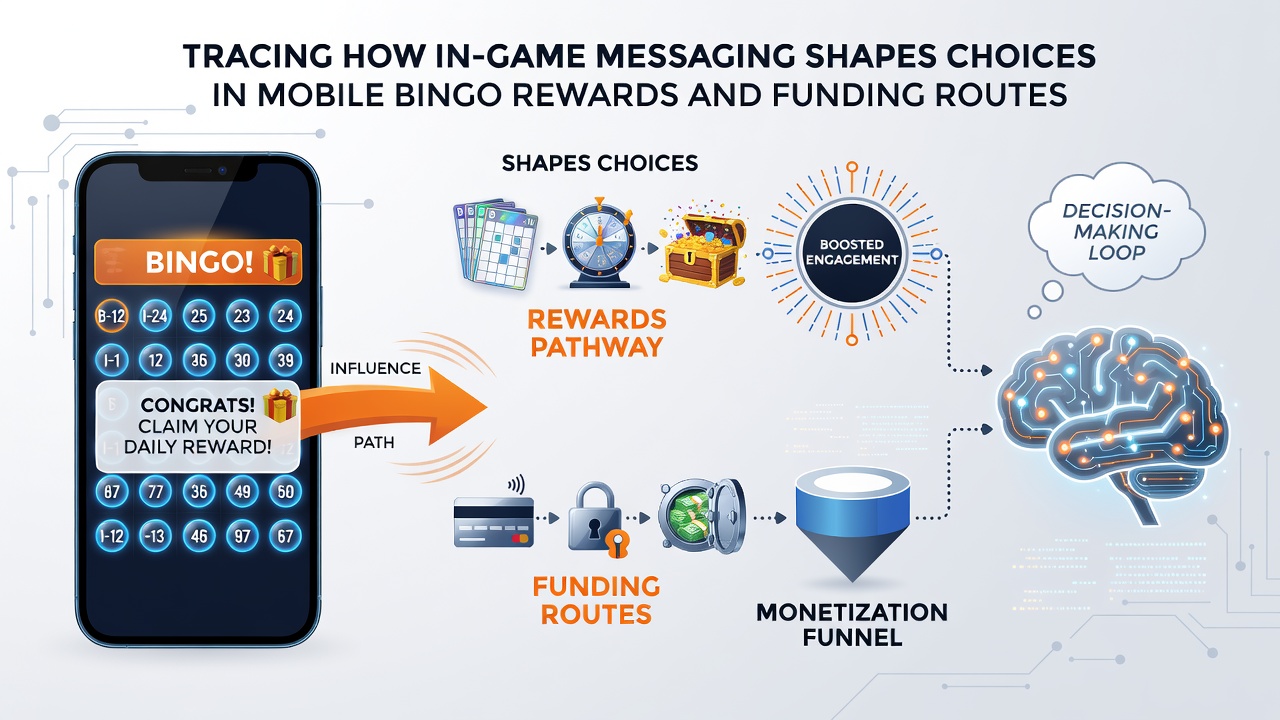 Close-up of a mobile bingo interface showing chat window alongside reward selection and deposit options